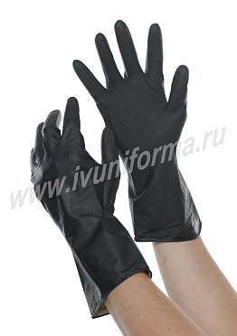 Перчатки резиновые КЩС ТИП 1