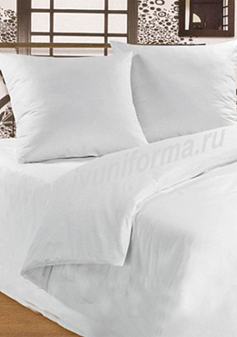Комплект постельного белья из отбелённого поплина