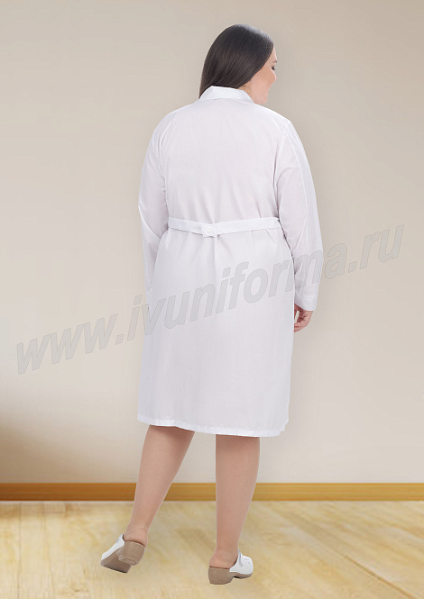 Халат медицинский женский "Классика" тиси (size +)